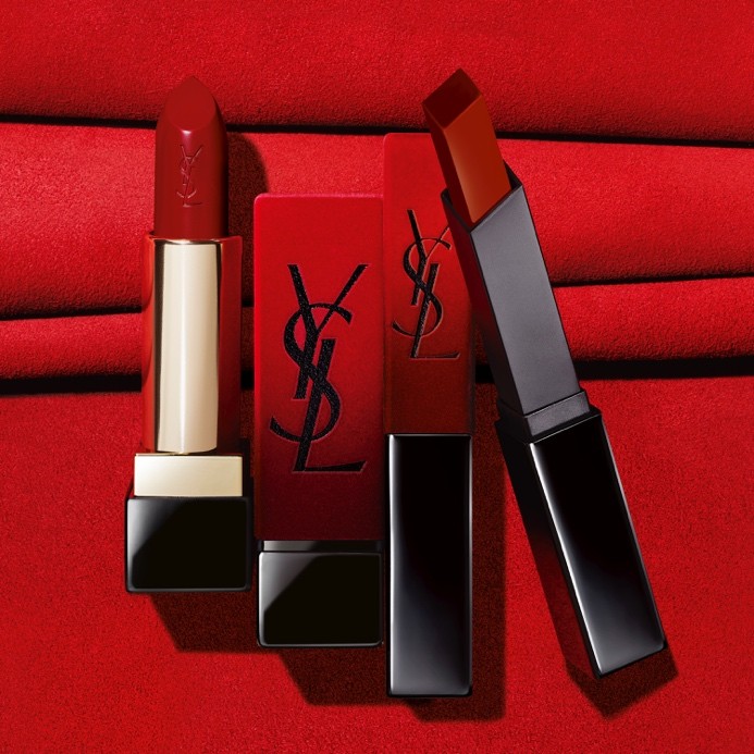 ysl圣罗兰限定红唇波普,ysl圣罗兰皮气垫情人节限定礼盒