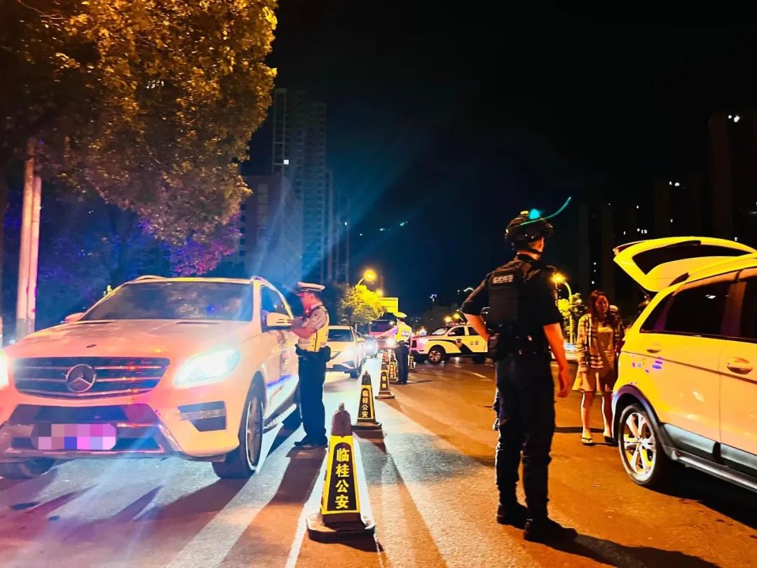 西乡公安开展夏季治安打击整治,桂林综合执法大队夜间整治行动