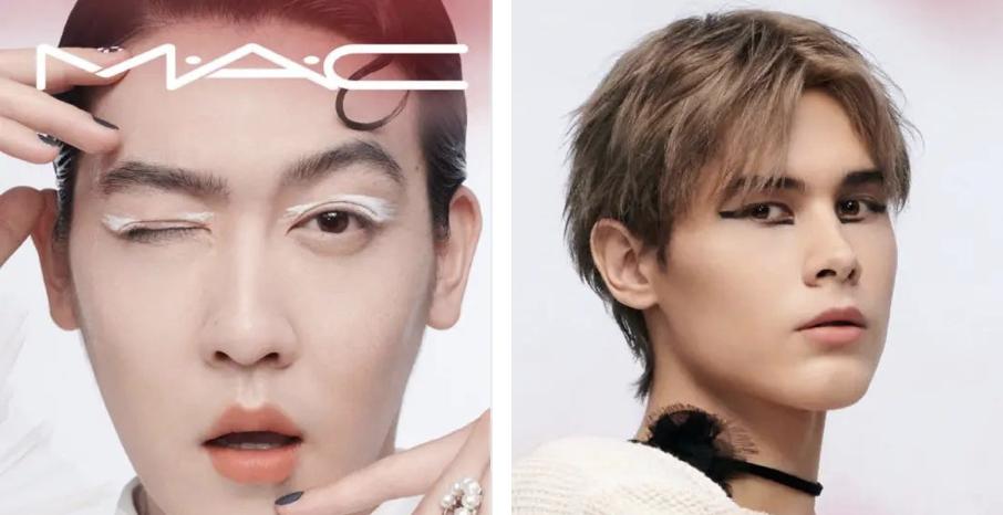 胡茬红唇，救命，代言化妆品的男明星太吓人了