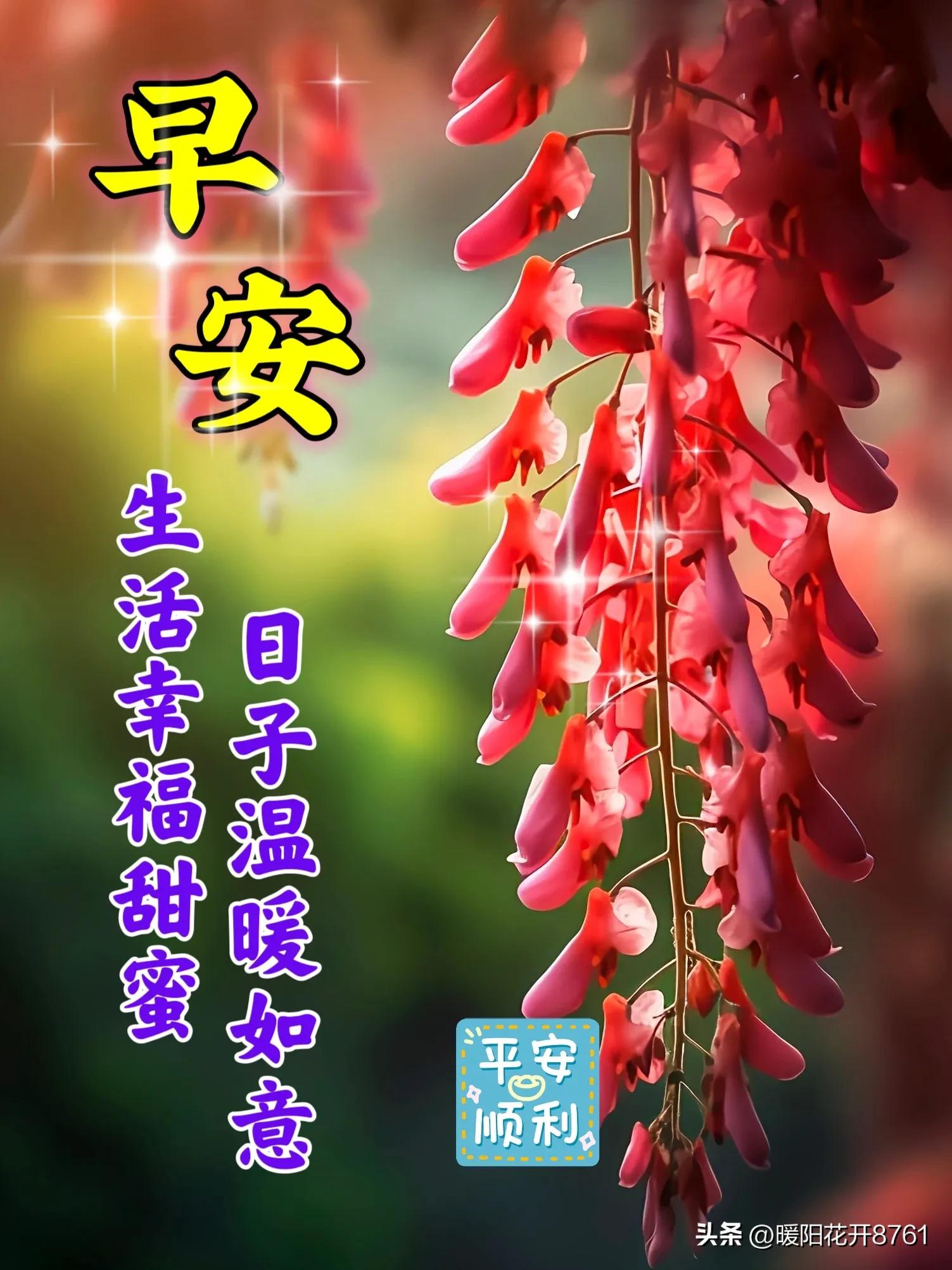 周一早安问候最新图片图文,周一早安问候语正能量简短图片