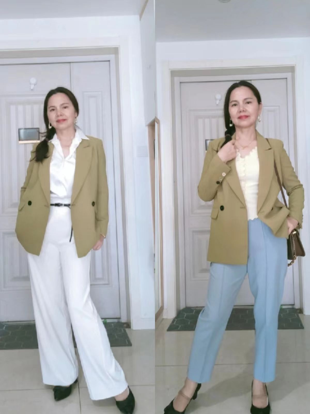 30-50岁精致女人这样穿搭时尚大方,妈妈穿搭推荐40-50岁春季搭配