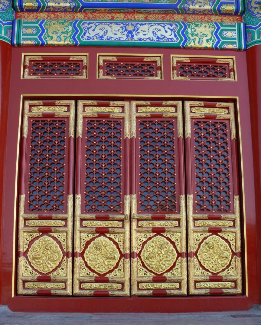 北京故宫的门锁,北京故宫门窗