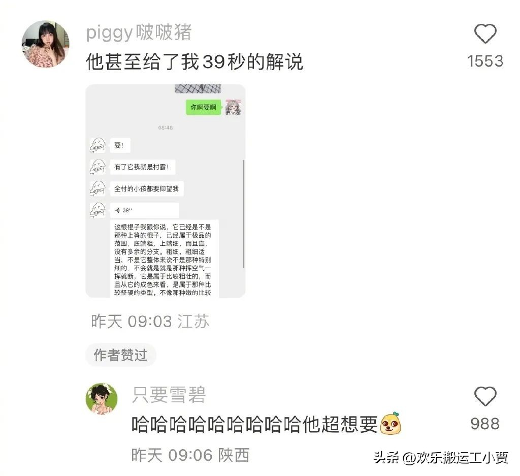 这绝对是大部分男生最喜欢的礼物！一根笔直的棍子！