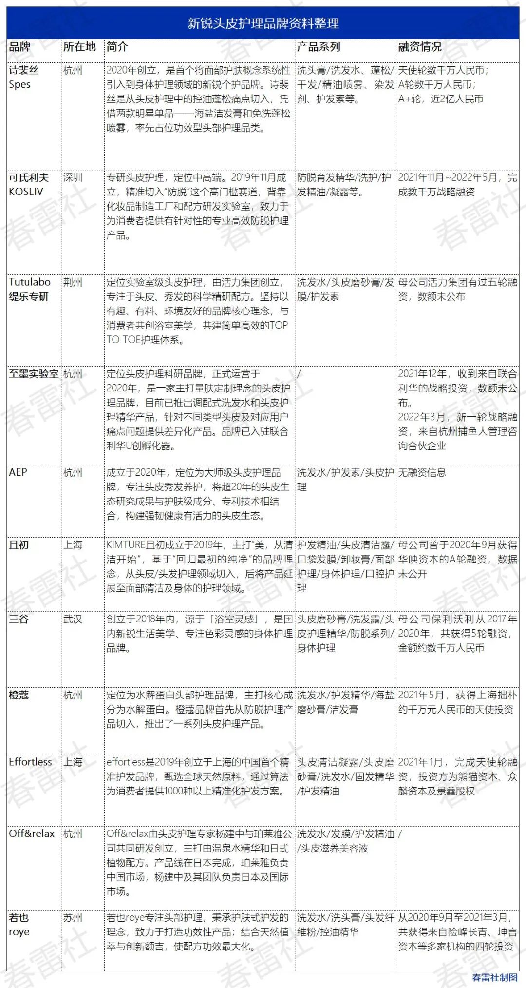 方*论法**+案例：从11个新锐品牌看头部护理产品创新图鉴