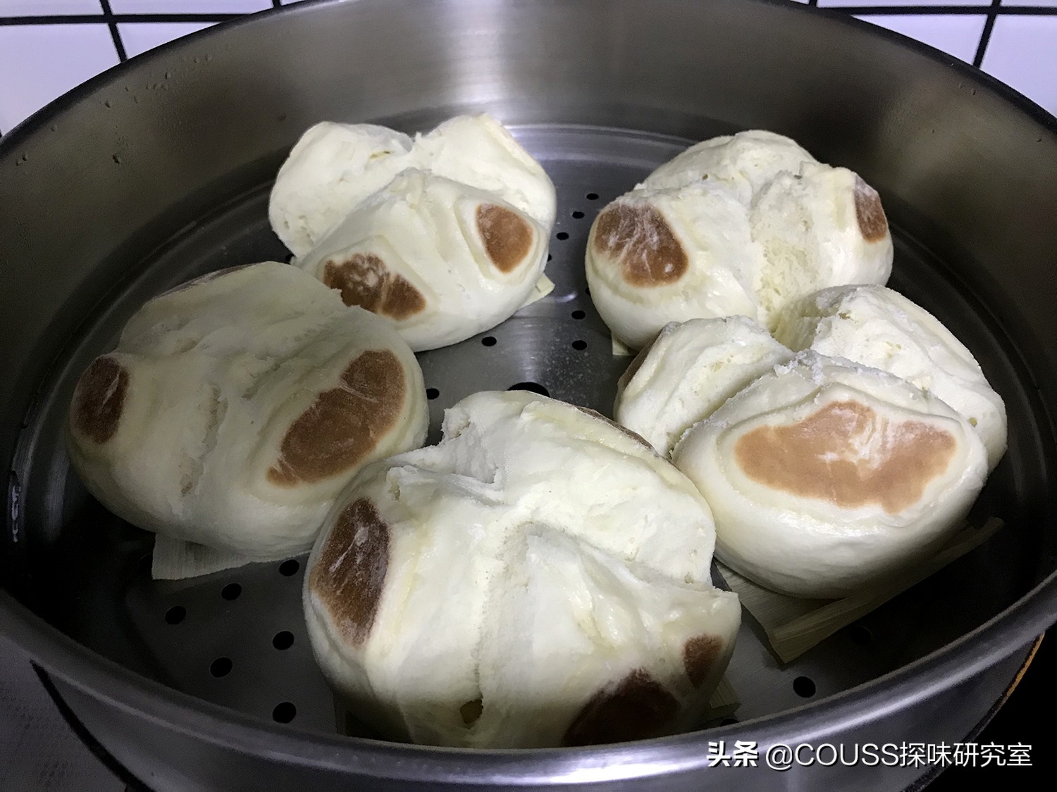 奶香棉花杯开花馒头,奶香开花馒头做法