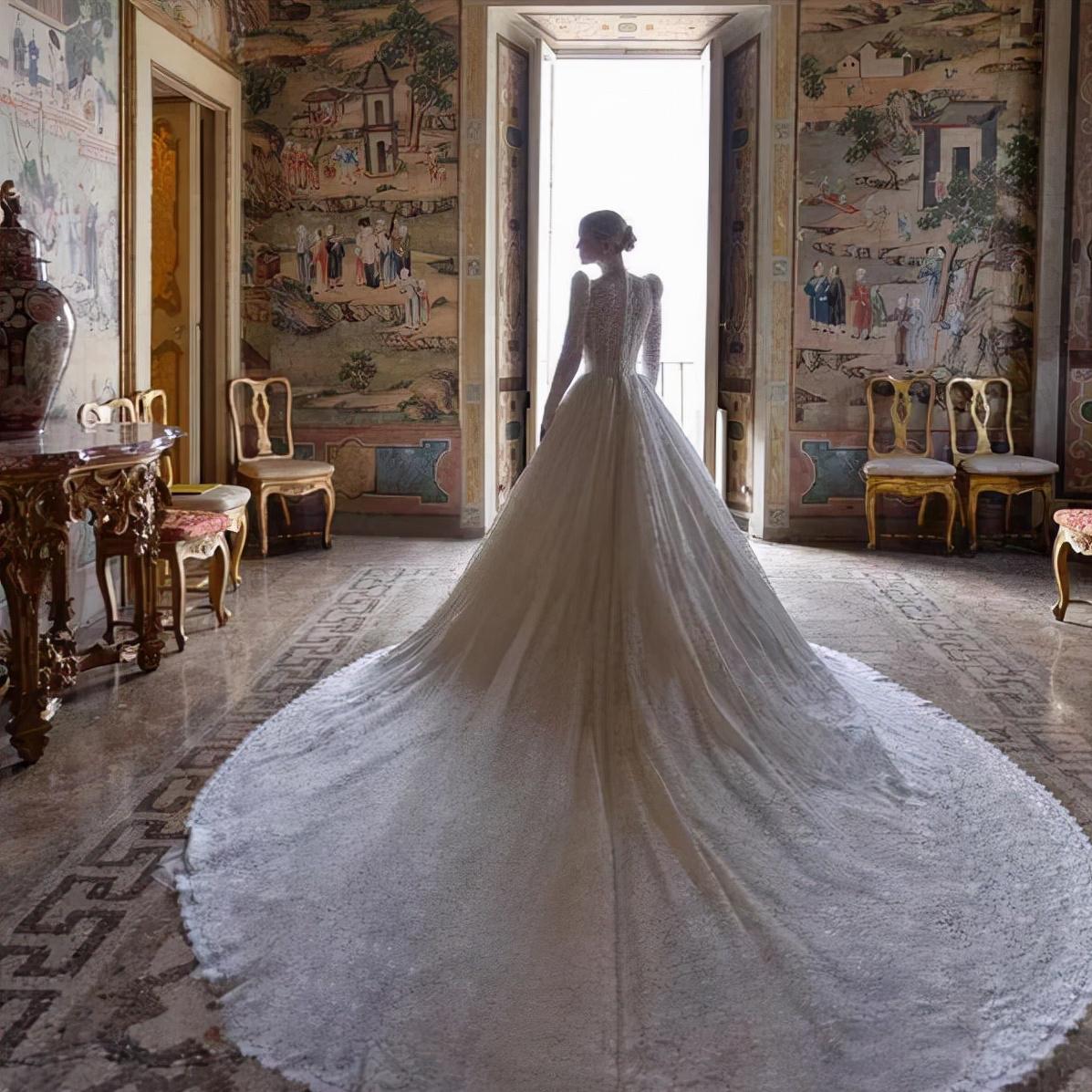 皇室婚纱造型大全,皇室婚纱变化