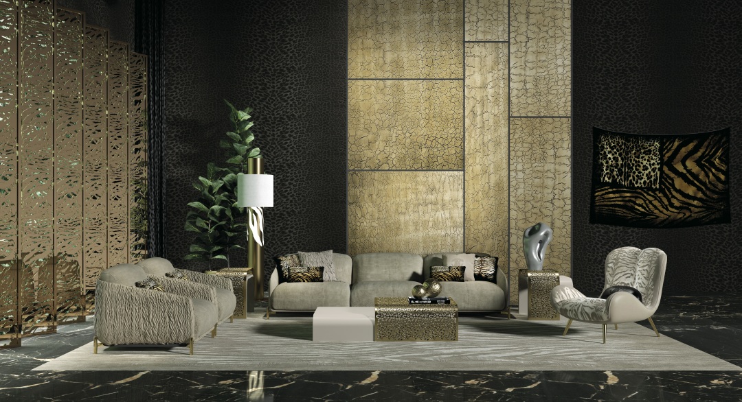 大地色系装修美式轻奢,大地色系装修搭配黑色