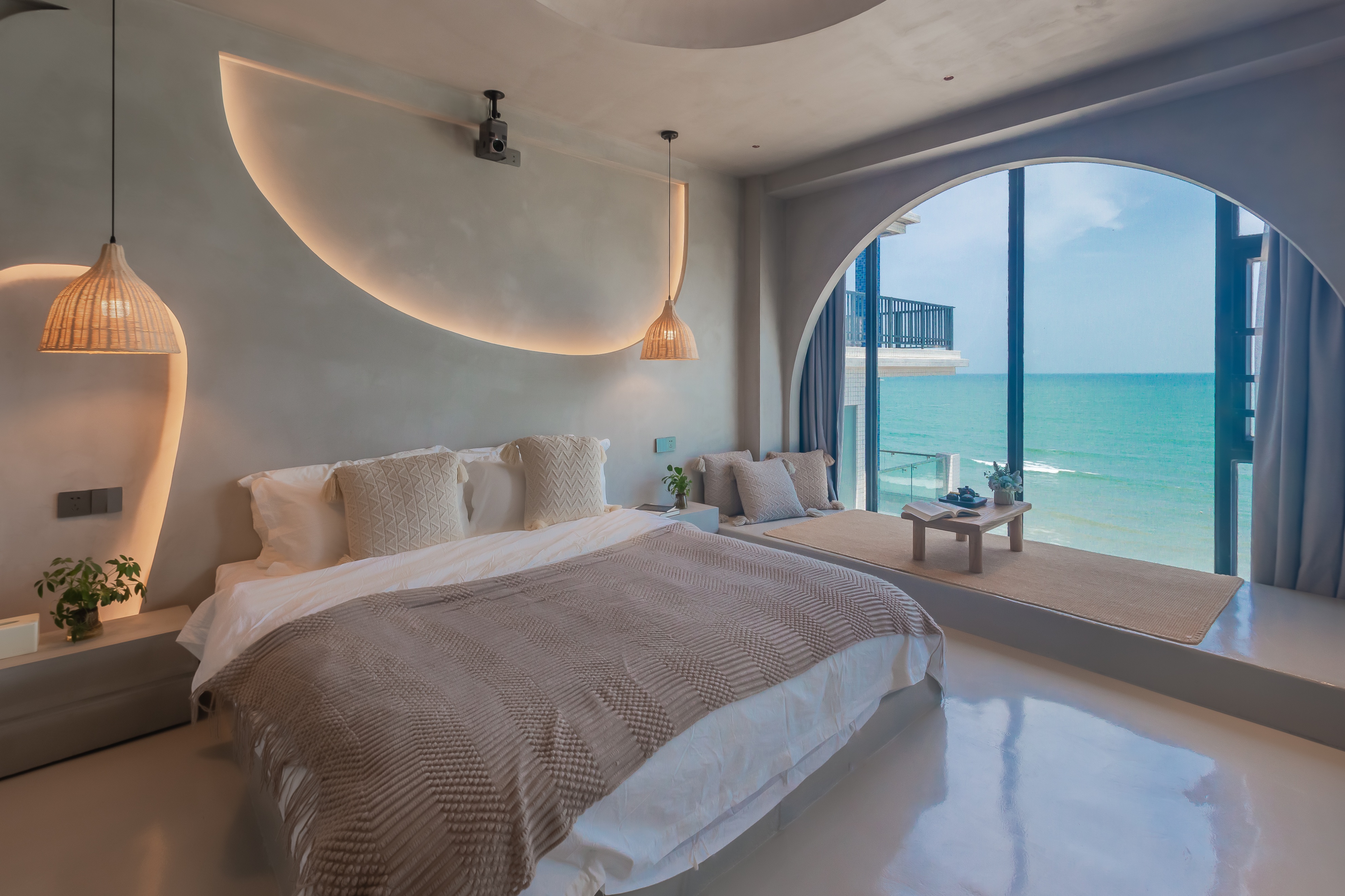 双月湾带私家泡池的温泉酒店,双月湾海景带泡池客栈推荐