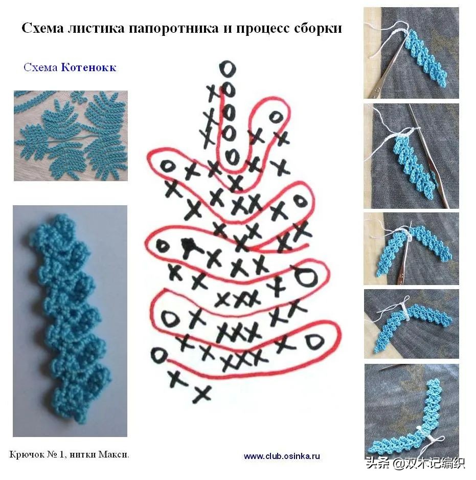 爱尔兰花和叶子大全，最令人心动的钩编之法
