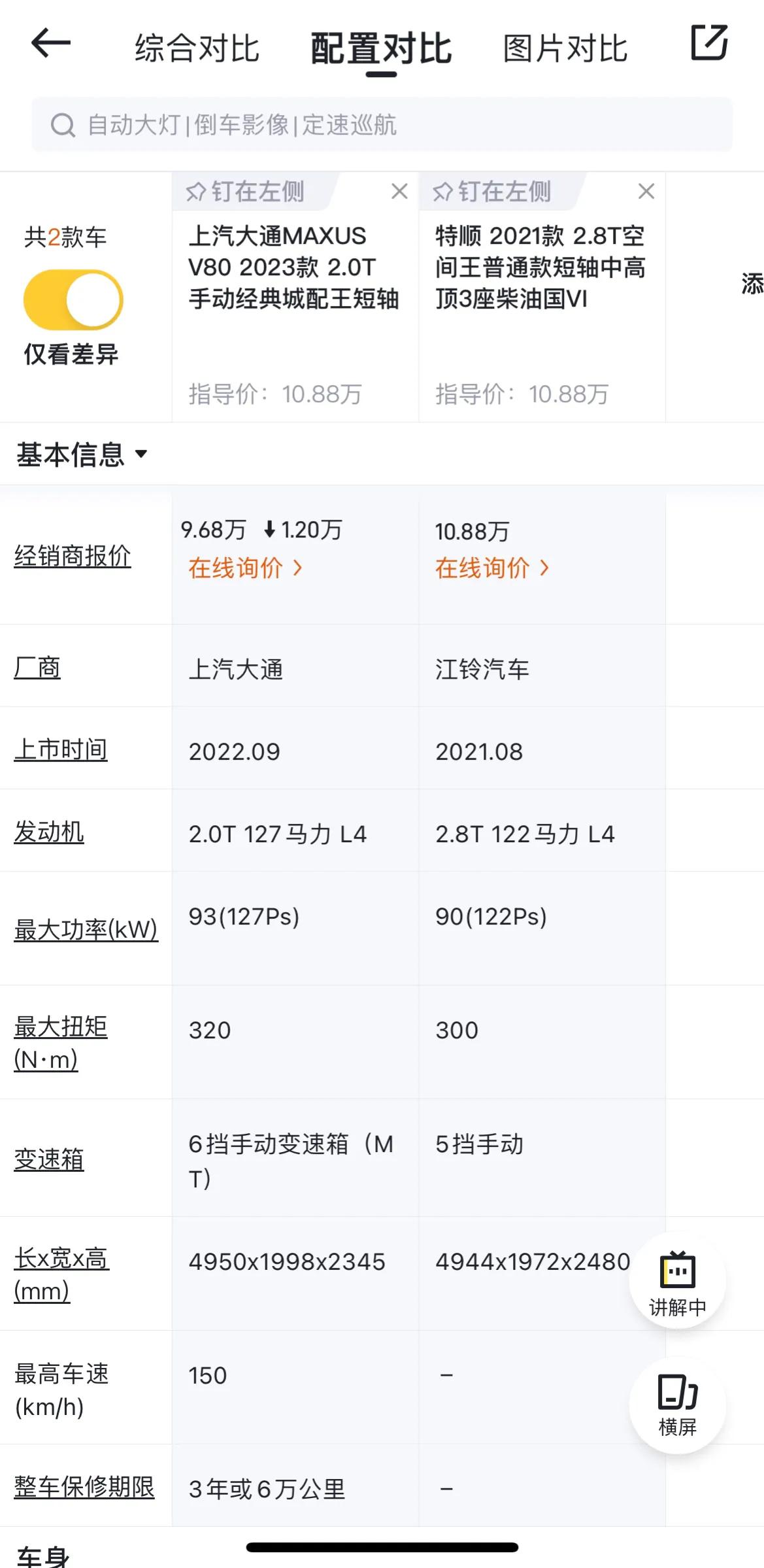 江铃特顺和大通v80哪个能拉货,特顺和大通v80拉货哪个好