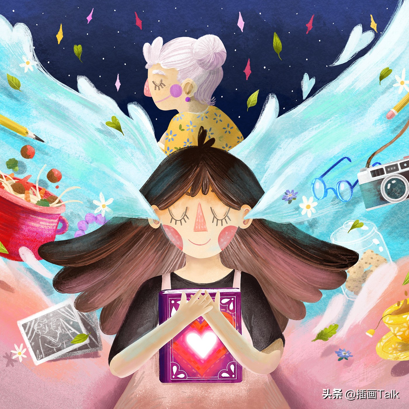 波兰插画师annarudak的所有画作,法国插画师插画作品