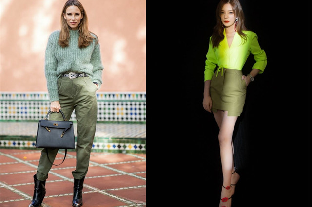 今年流行绿色的衣服超级好看,淡绿色怎么穿才好看