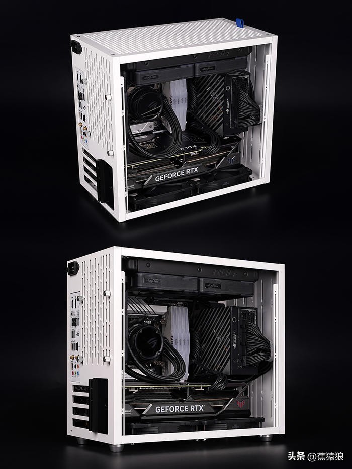 代码36KROGB760-GTUF4070TI，简约黑白调AKLLAA6MMATX机箱装机秀