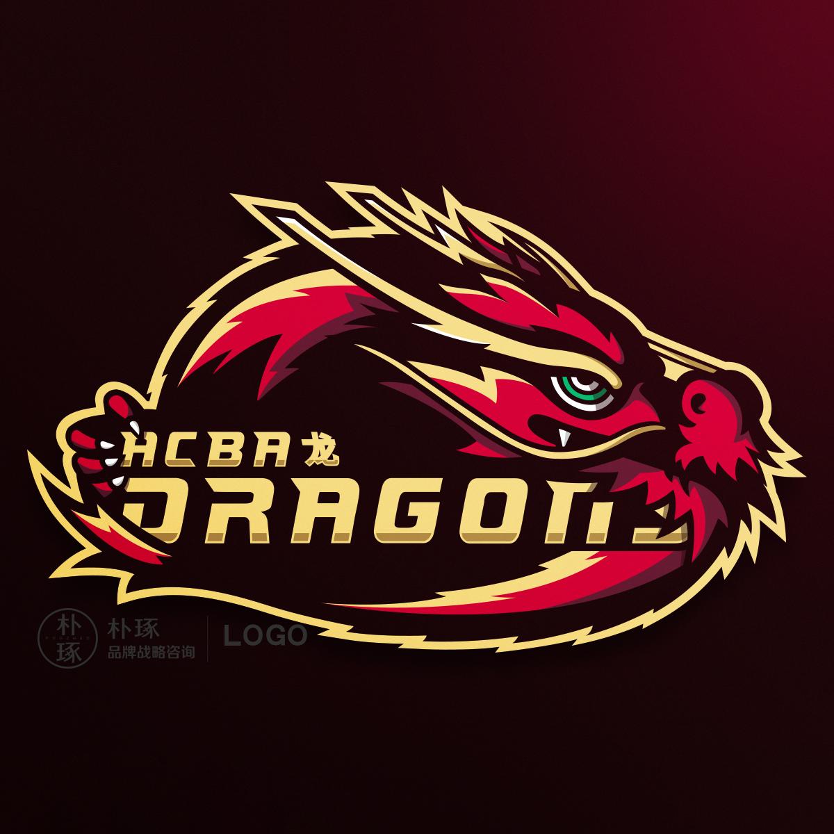 龙元素的logo设计,恐龙logo设计图