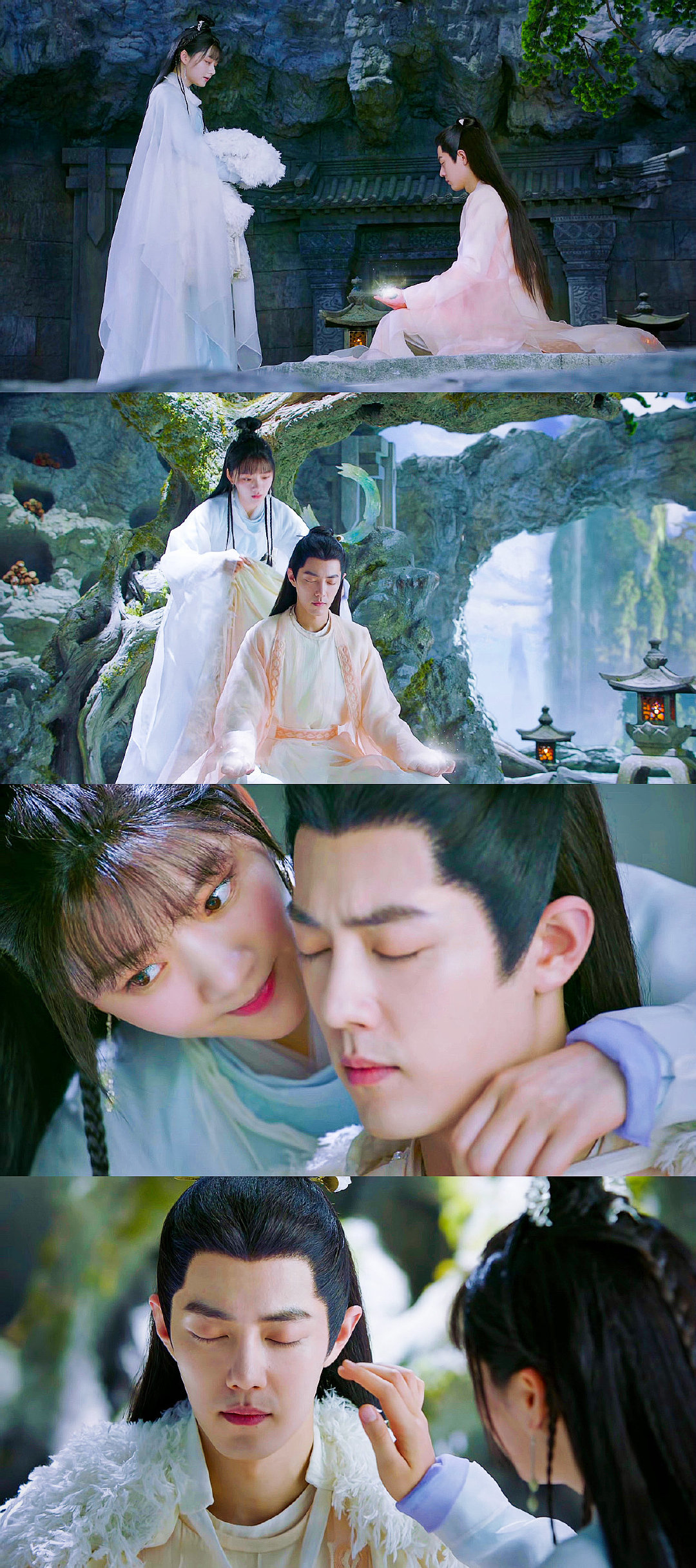 肖战任敏玉骨遥历经四个月拍摄,玉骨遥任敏肖战路透照片