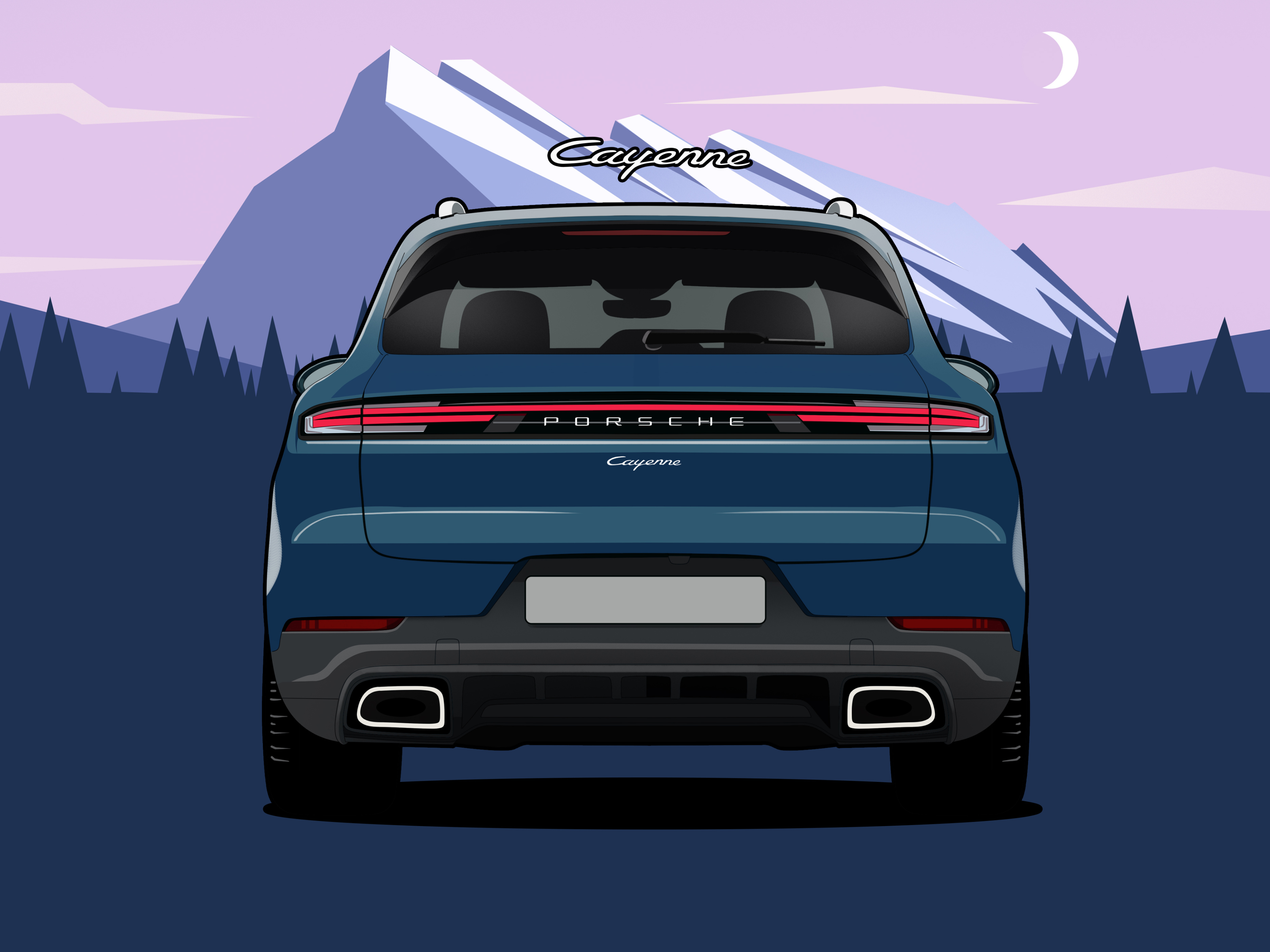 关关驾日|漫画日记卡宴也换三联屏了！新款内饰超级帅