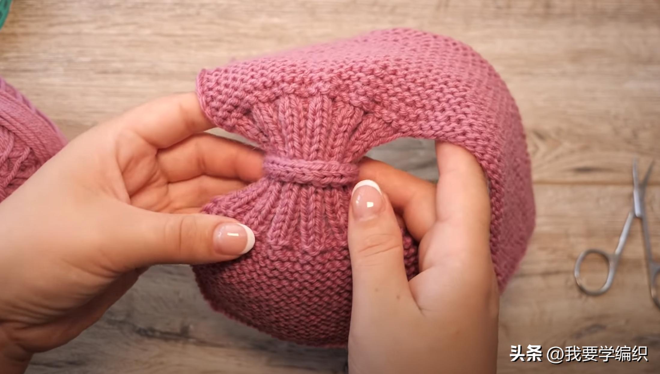 轻松编织一片式地板袜,最简单的一片式地板袜