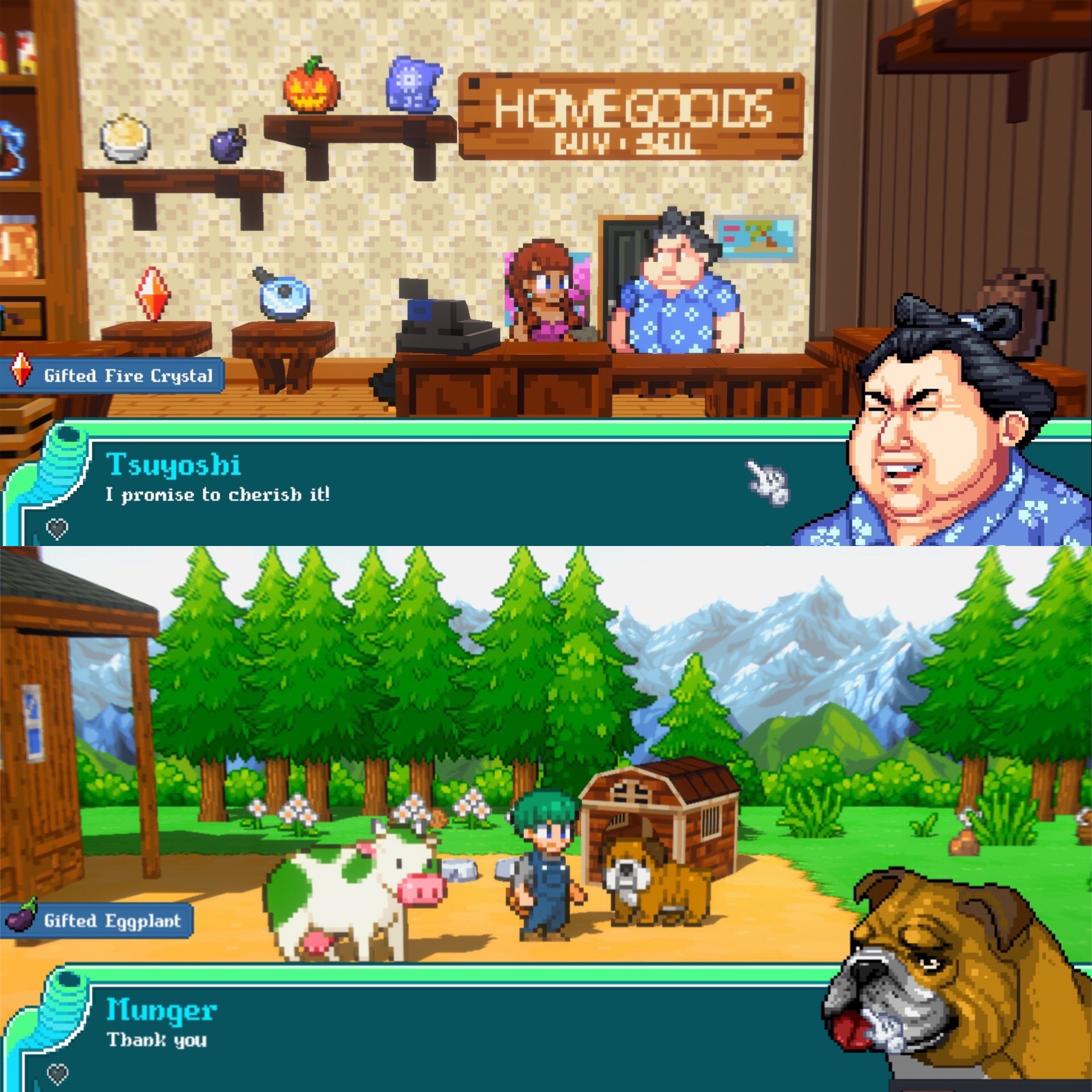 又是星露谷同款？像素风种田挖矿宠物战斗拍卖