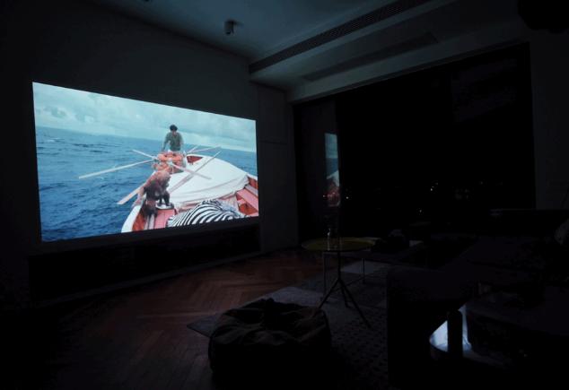 家庭用投影仪安装布线方法图,简单家庭投影仪安装布线方法图