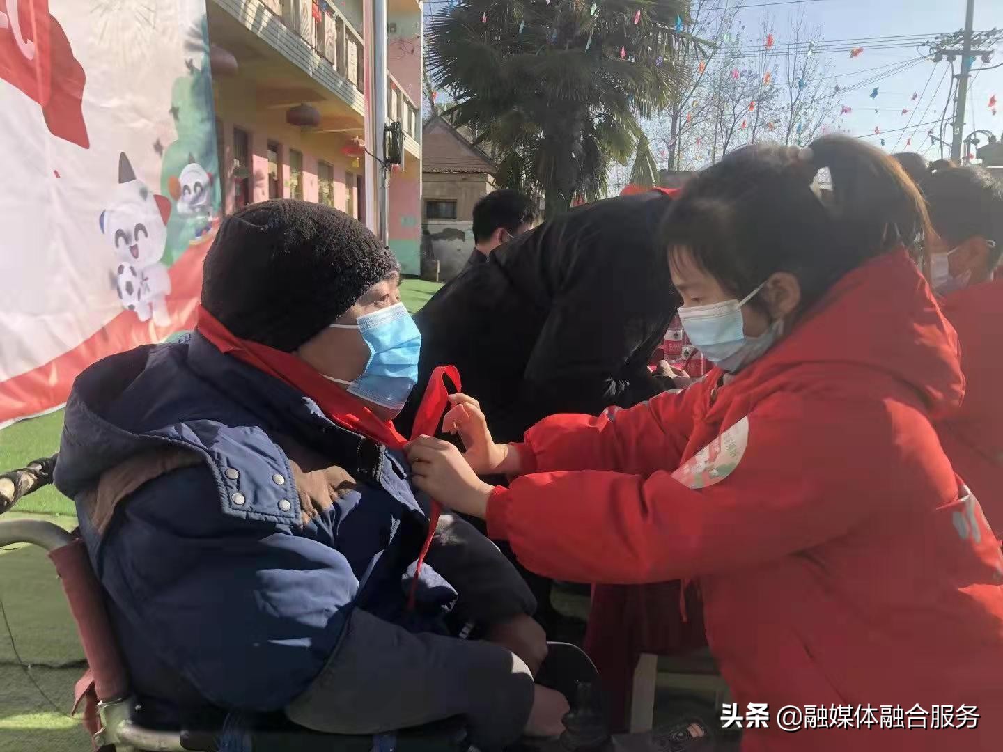 “公益体彩快乐操场”开封站捐赠活动在杞县高阳镇团城小学举行