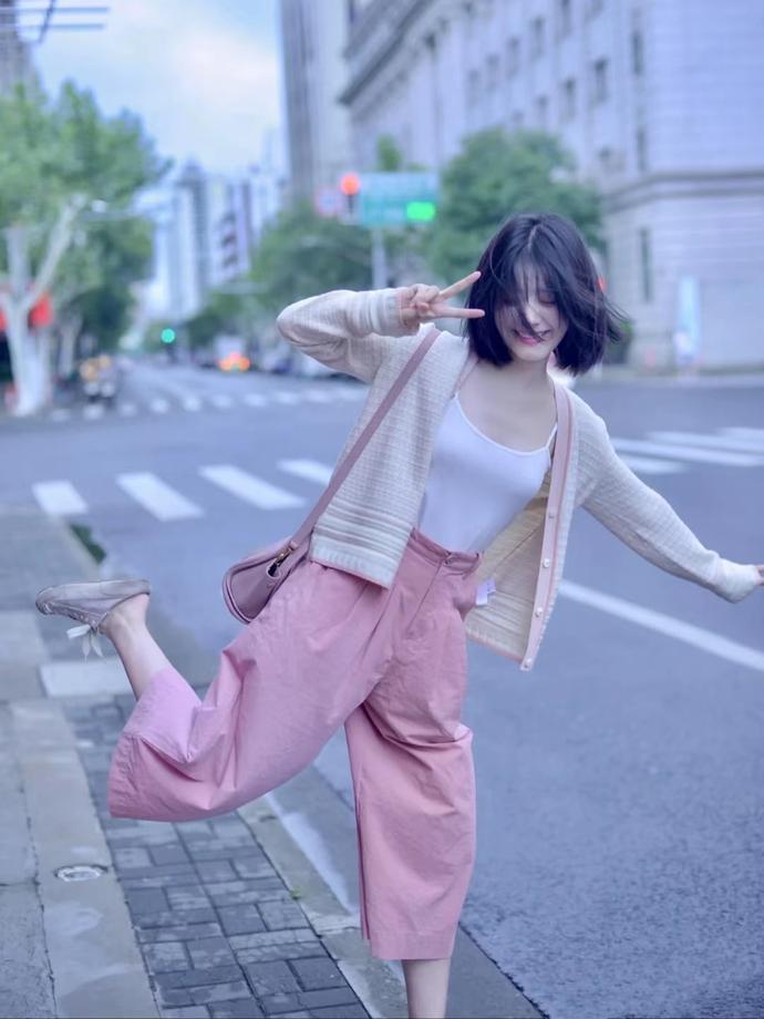 150小个子显高穿搭阔腿裤女,小个子如何选择阔腿裤显瘦显腿长