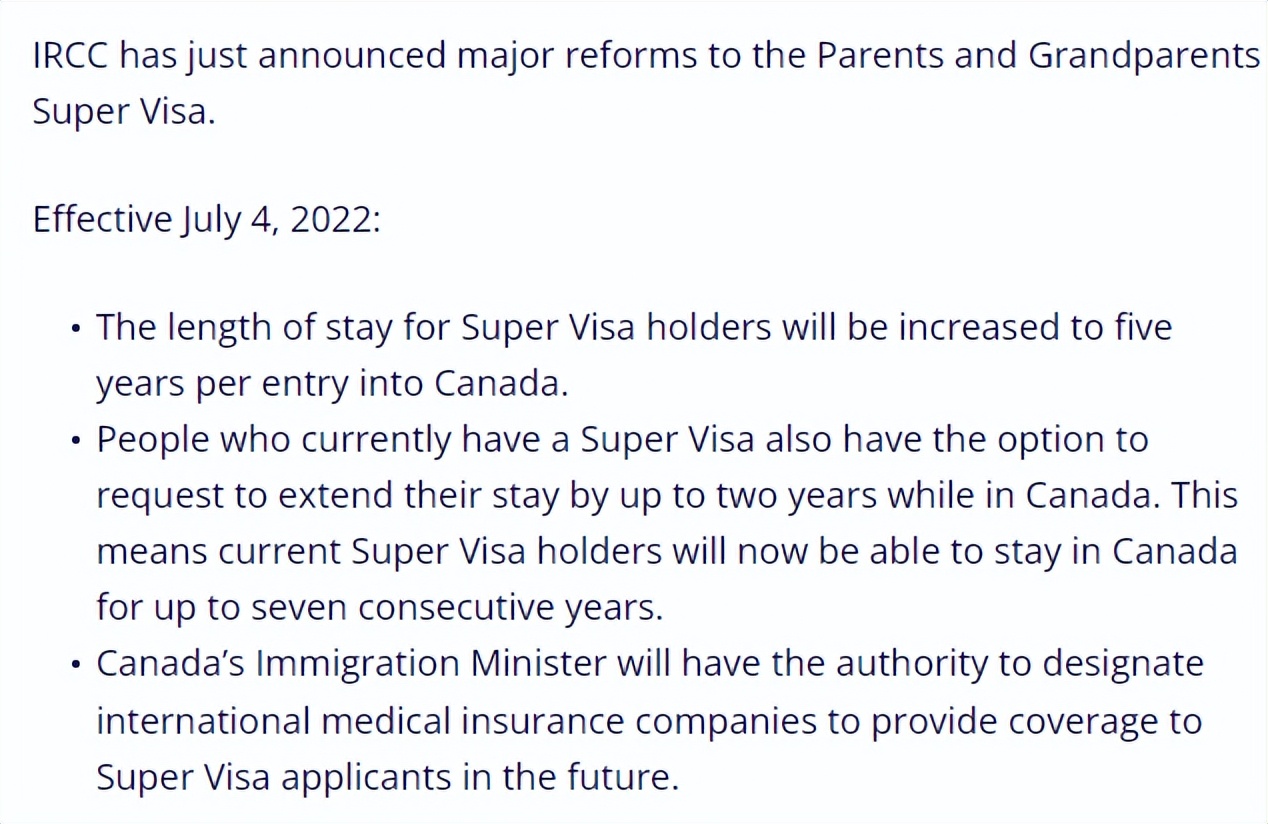 加拿大超级签证或将一次住满五年,加拿大10年签证新政策