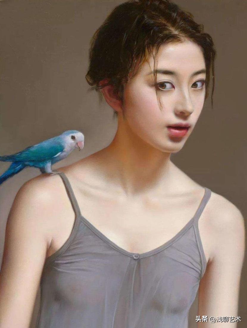 写实派人物画欣赏,超写实主义绘画国内的画家