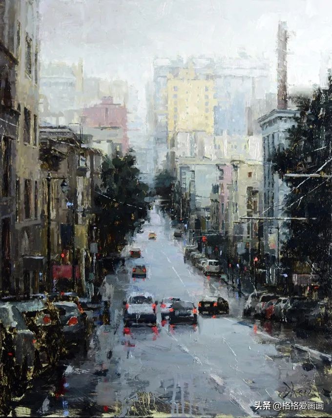 充满意境的朦胧油画印象派,比较好的油画色彩风格