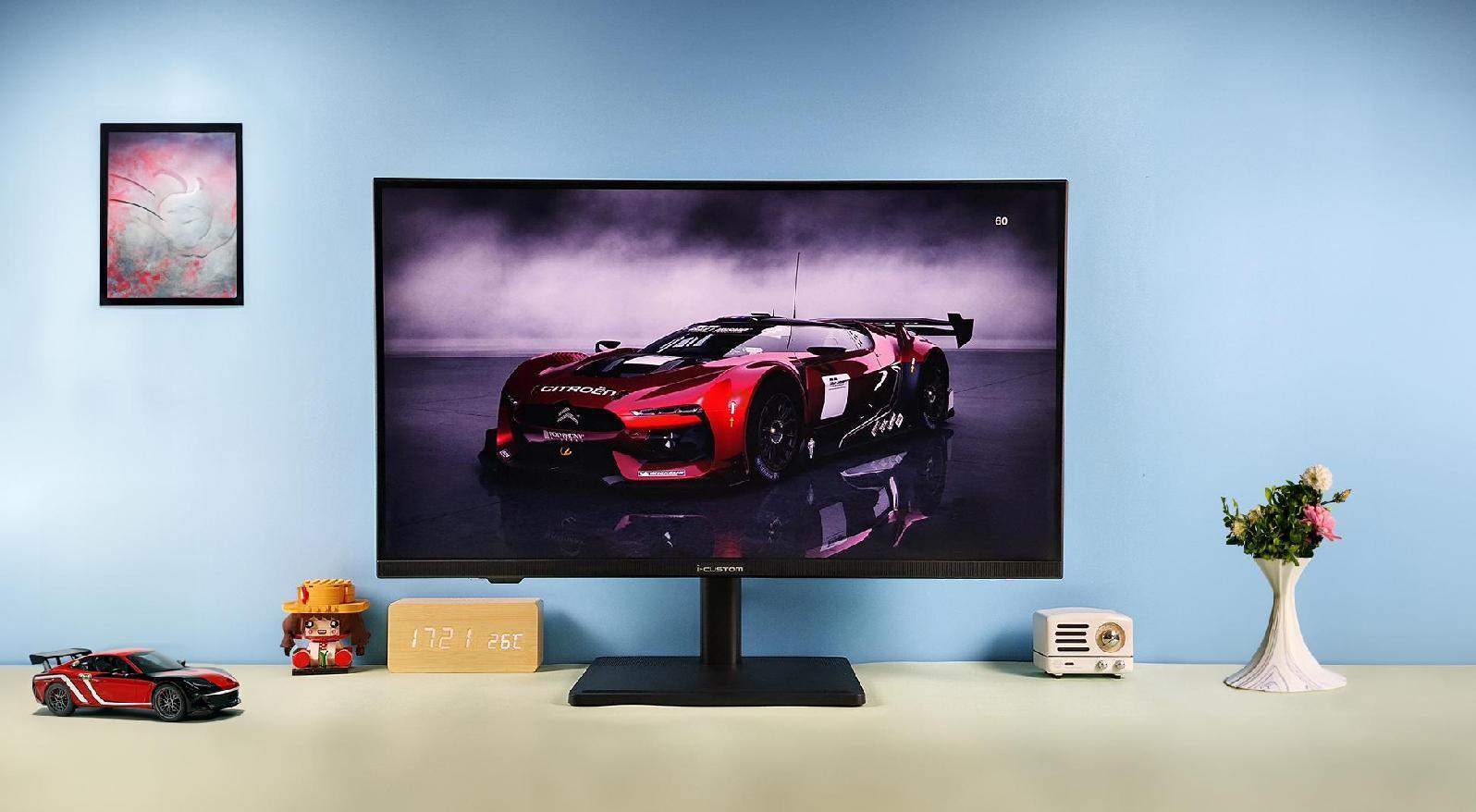 元创师h28显示器开箱评测,4k显示器好还是2kminiled好