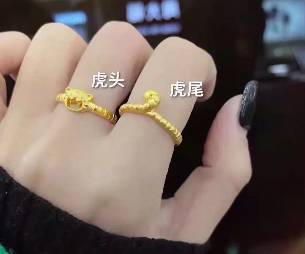 黄金女戒款式推荐,适合年轻人的黄金对戒品牌