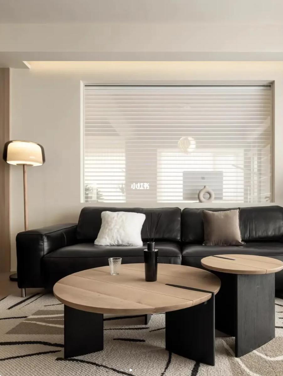 奢华大气的黑色皮沙发,真正的黑色皮沙发