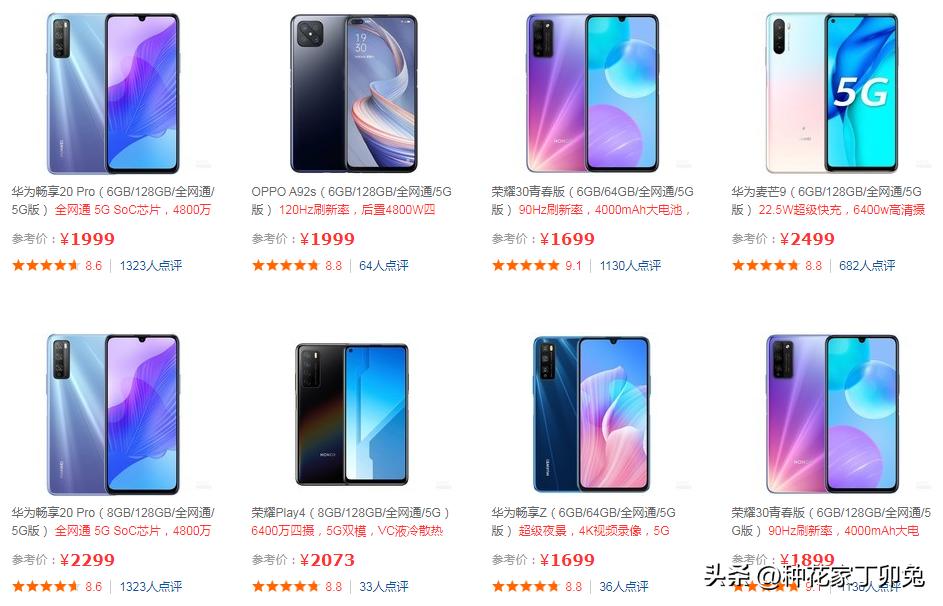 5g手机价格及5g入网费用,5g联通和电信哪个信号好网速快