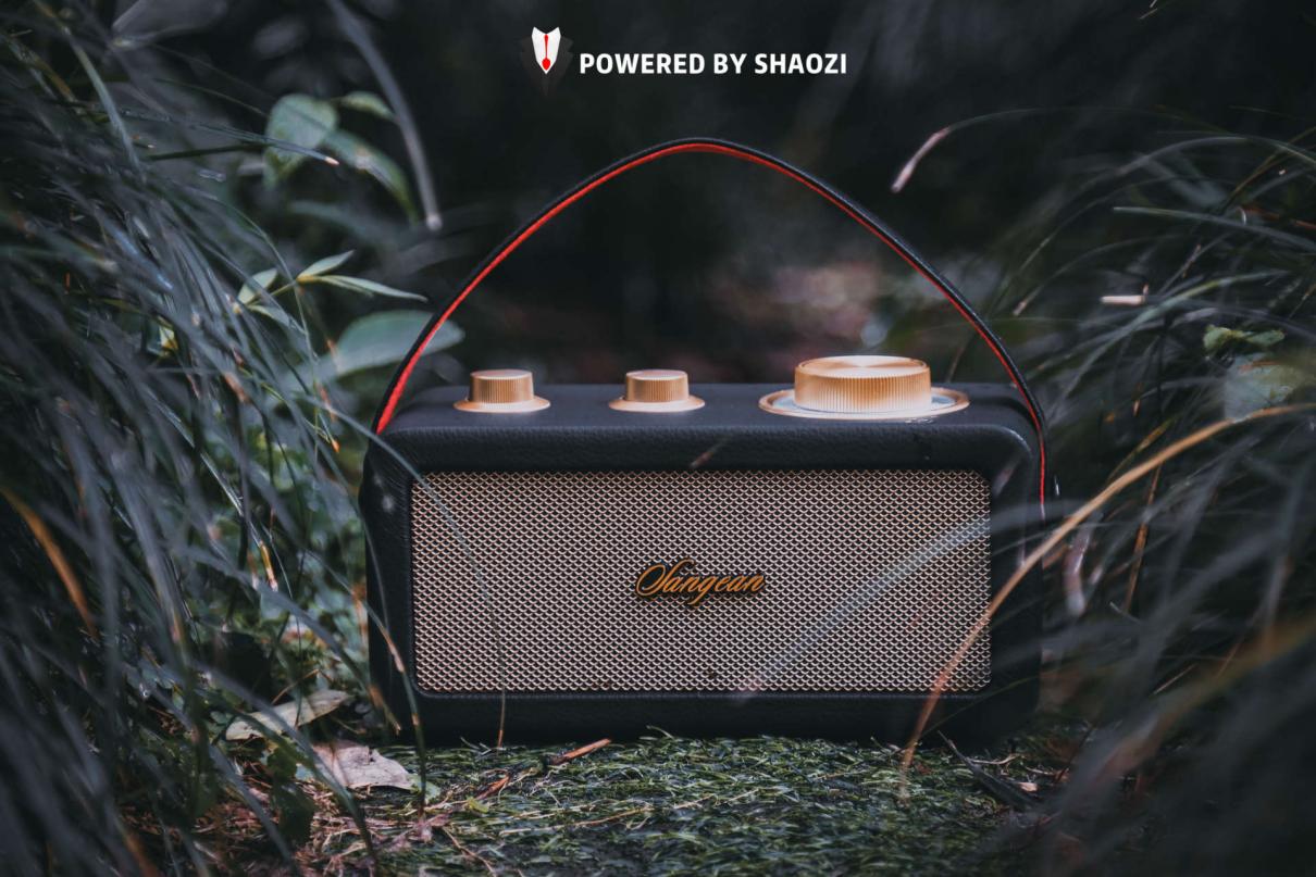 国货之光蓝牙音箱,山进M1复古蓝牙音箱