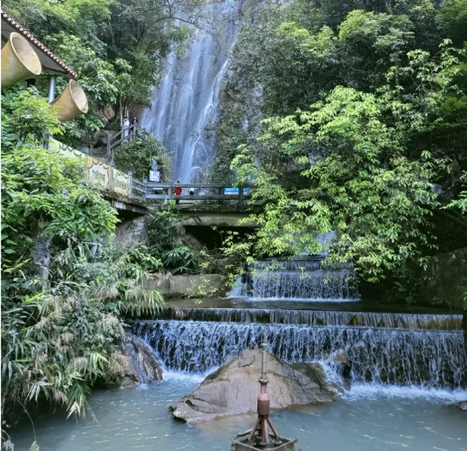 四会奇石河景区的银龙大瀑布,肇庆出发2-3天短途旅游推荐