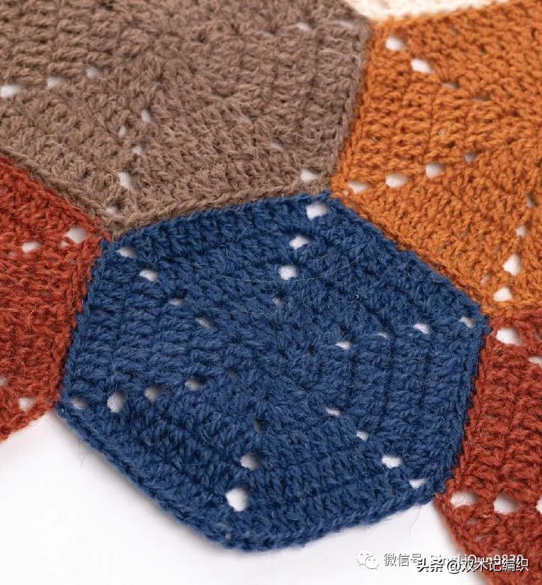 钩编简单六边形图解,钩编花样图案大全