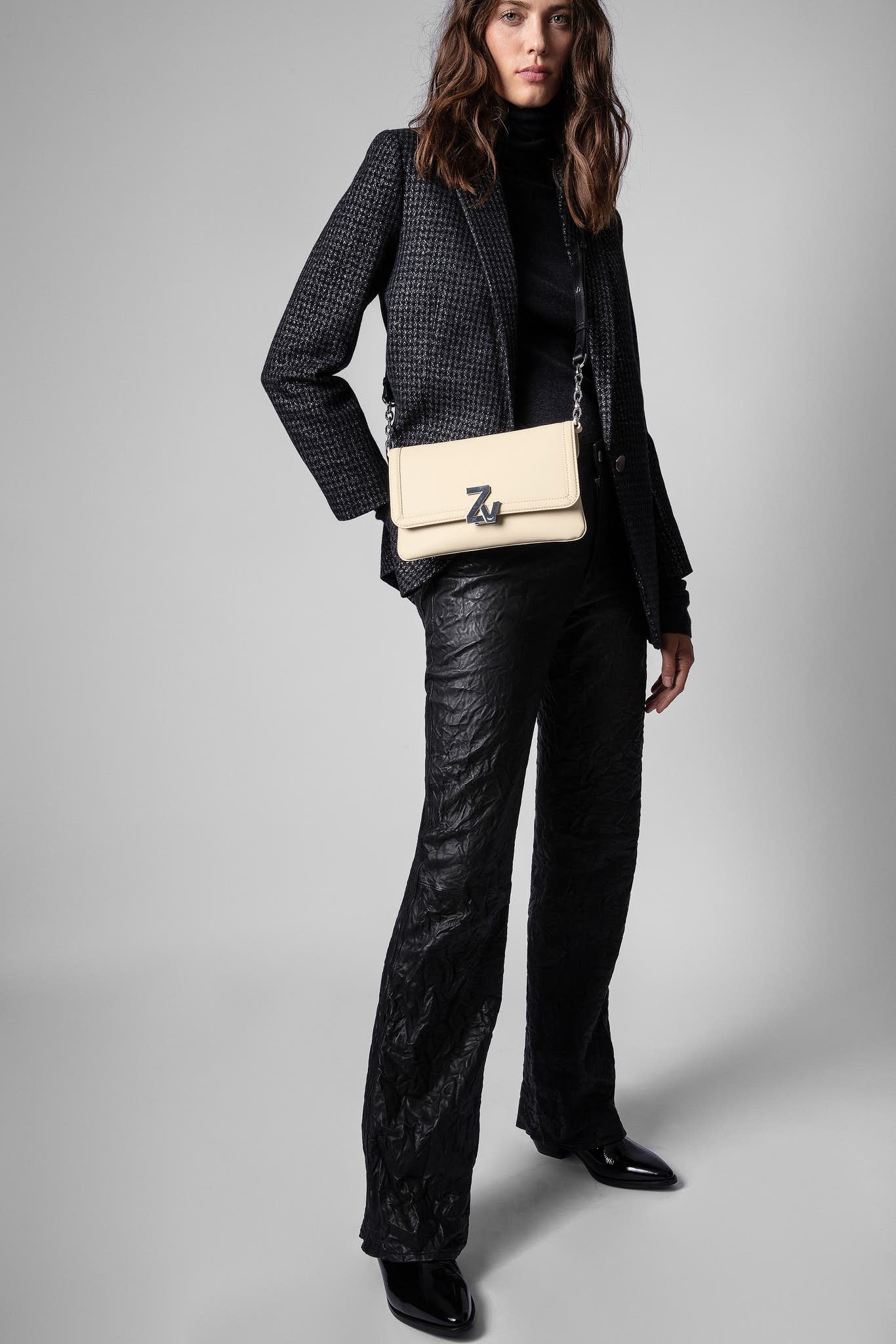 法国轻奢juzd包包,zadigvoltaire包包黑色