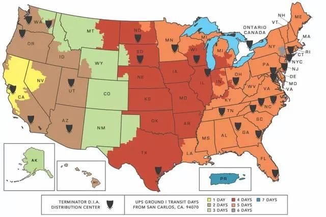 美国物流有多慢,美国本土物流什么最慢