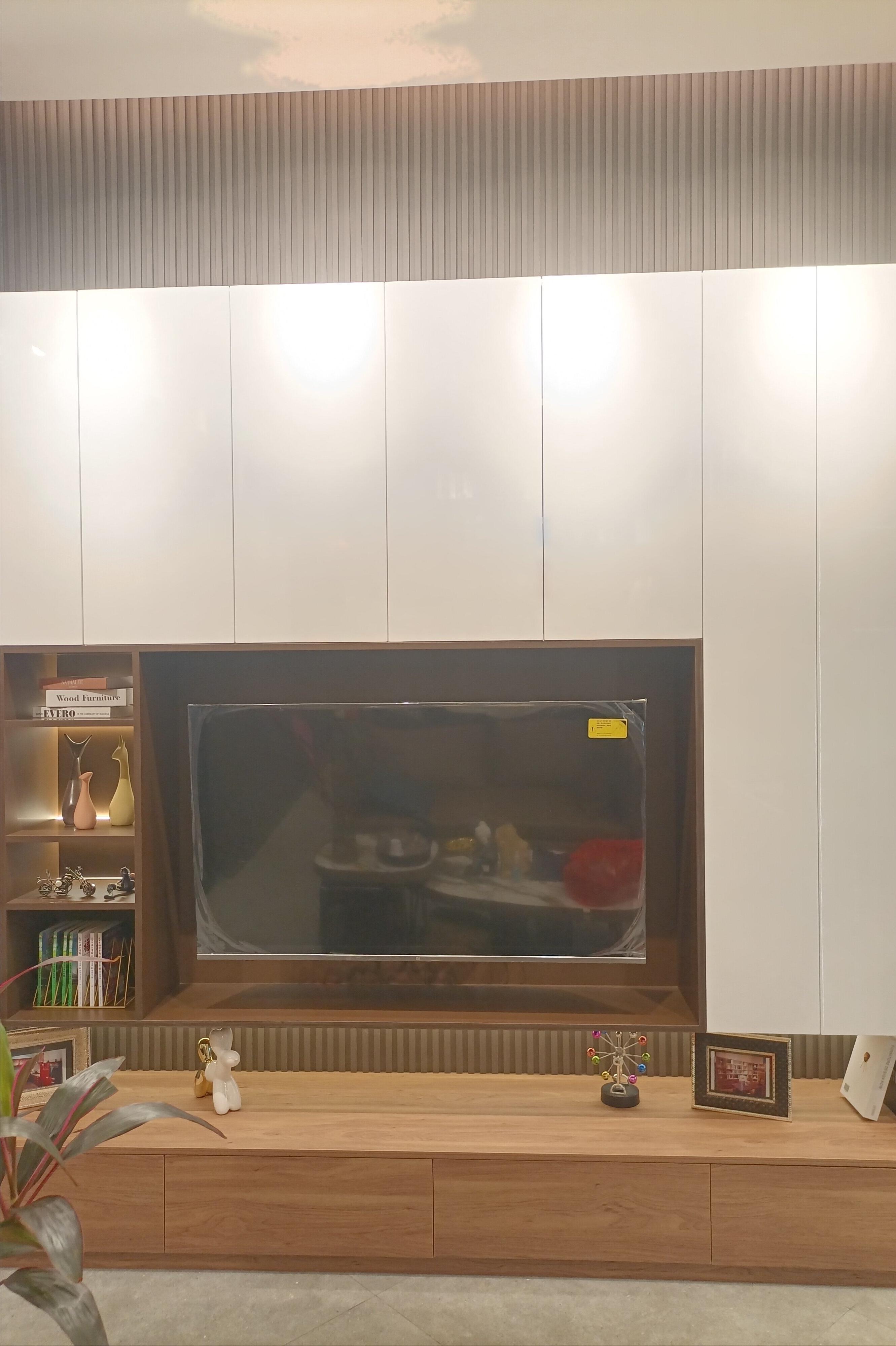 整墙的电视柜设计理念,悬空与落地电视柜优点与缺点