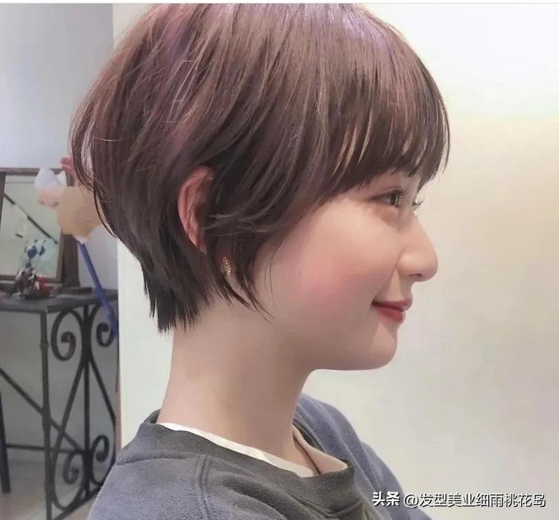 日系短发发型女圆脸,适合圆脸女生的超a日系短发