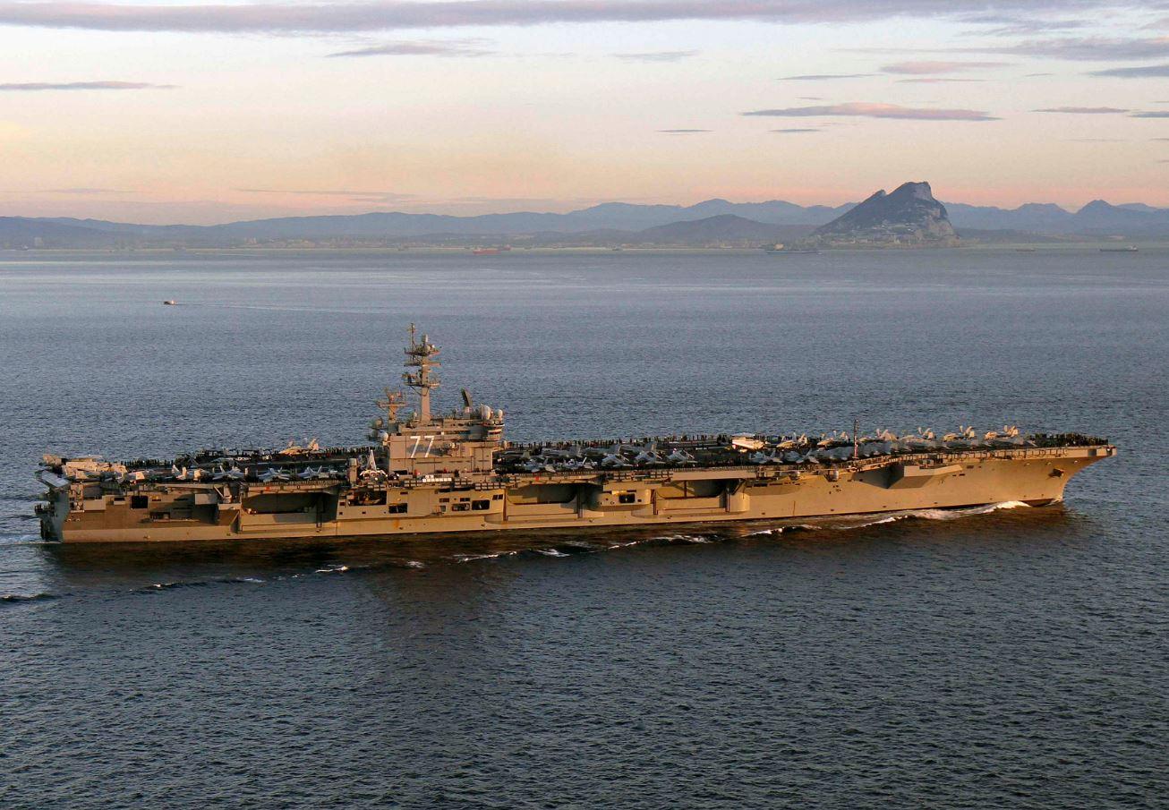 美国航母撤离地中海航线,美国航母滞留地中海