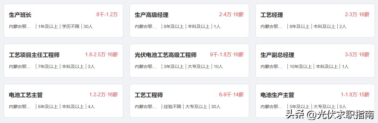 内蒙古鄂尔多斯隆基光伏招聘,内蒙古光伏招聘信息最新