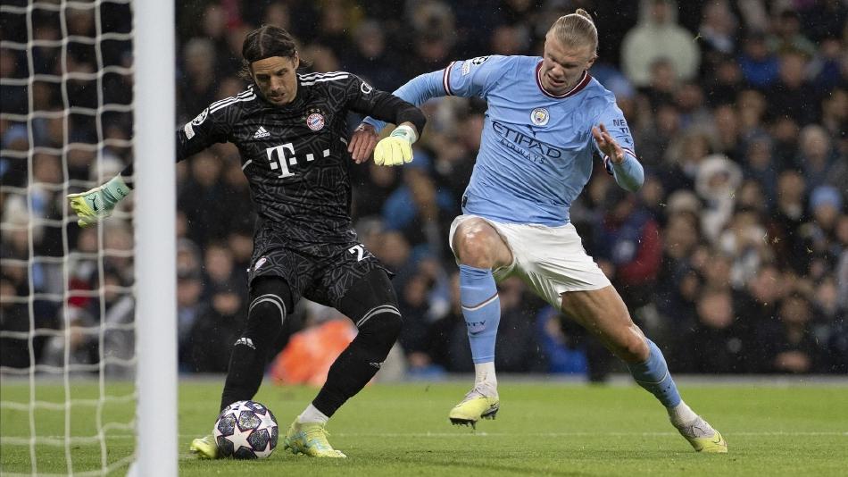 欧冠拜仁慕尼黑vs曼城哈兰德进球,欧冠曼城4-5皇家马德里哈兰德