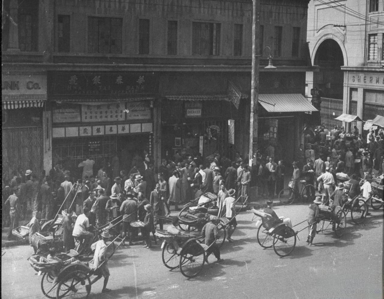 黄包车夫图片老照片,黄包车比赛