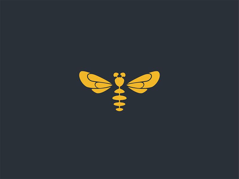 创意蜻蜓标志设计,多款国际范logo设计集锦