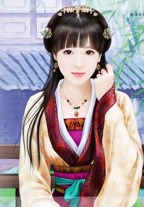 精美手绘手机壁纸古装演员,唐嫣古装高清壁纸