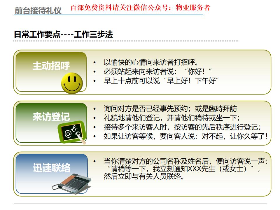 前台服务礼仪培训,培训班前台接待礼仪培训教程