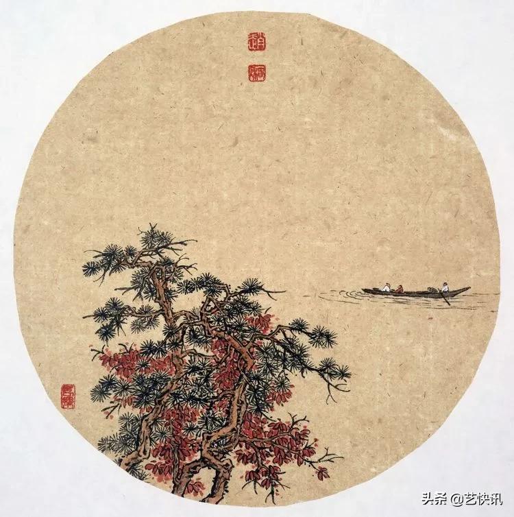 怎么用毛笔画山水画,学习怎么画中国画