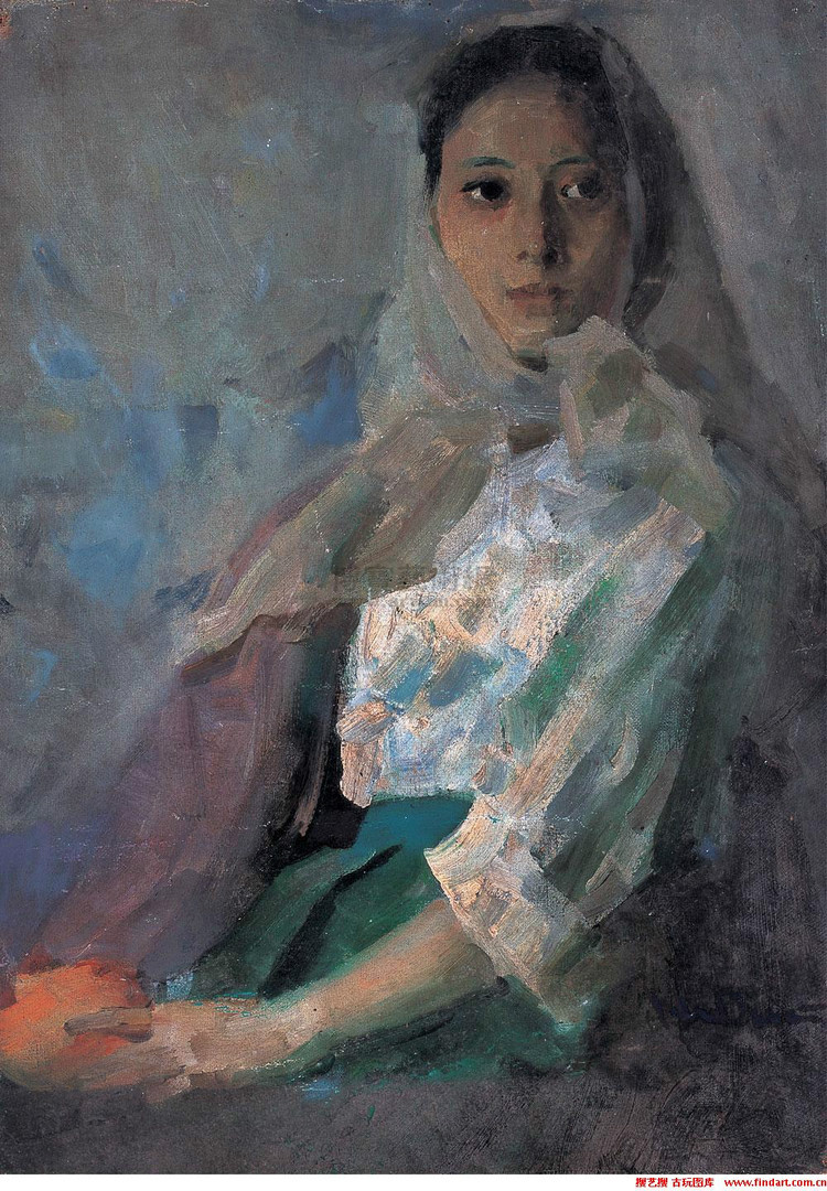 罗中立何多苓油画欣赏,何多苓人物油画教学视频