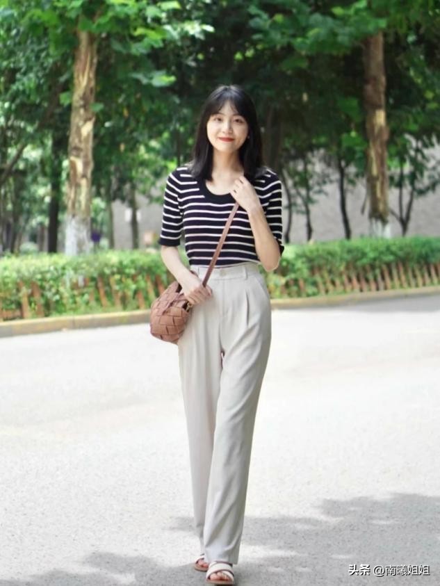 中年女士穿无痕裤好看吗,高腰微喇无痕裤