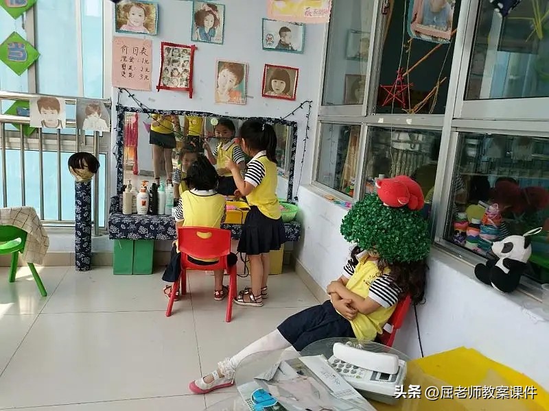 屈老师中班,大班角色游戏理发店教案
